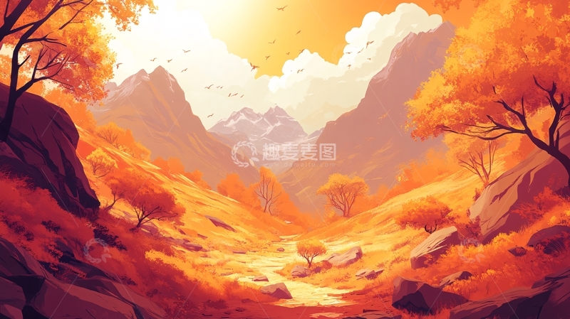 高清大图下载【趣麦麦图】风景原画18