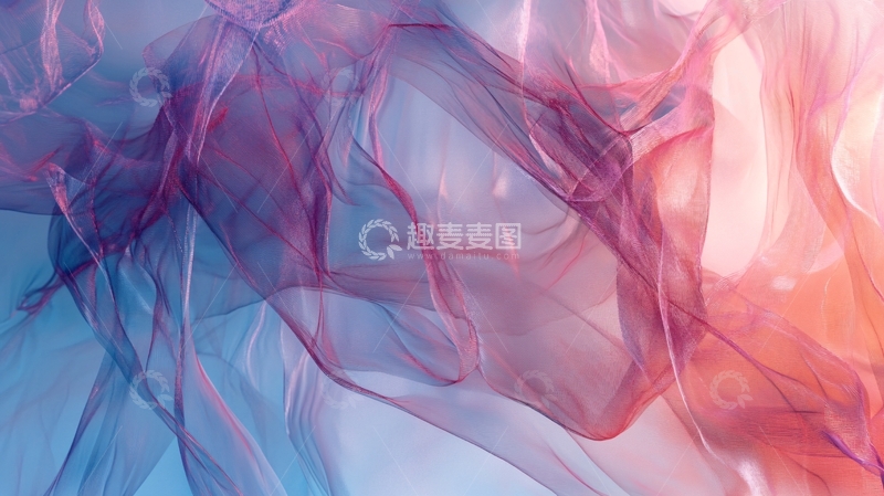 高清大图下载【趣麦麦图】唯美彩色线条抽象背景