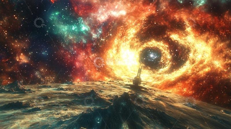 高清大图下载【趣麦麦图】科幻场景宇宙洪荒3