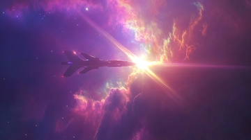 唯美宇宙会议背景5