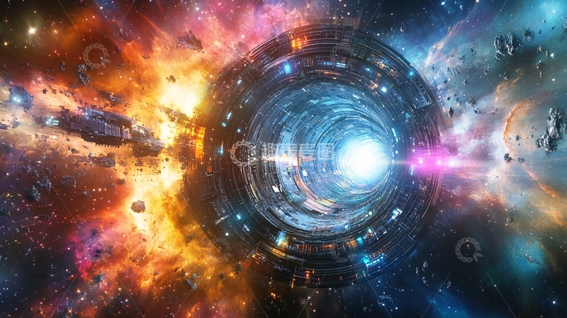 高清大图下载【趣麦麦图】虫洞艺术