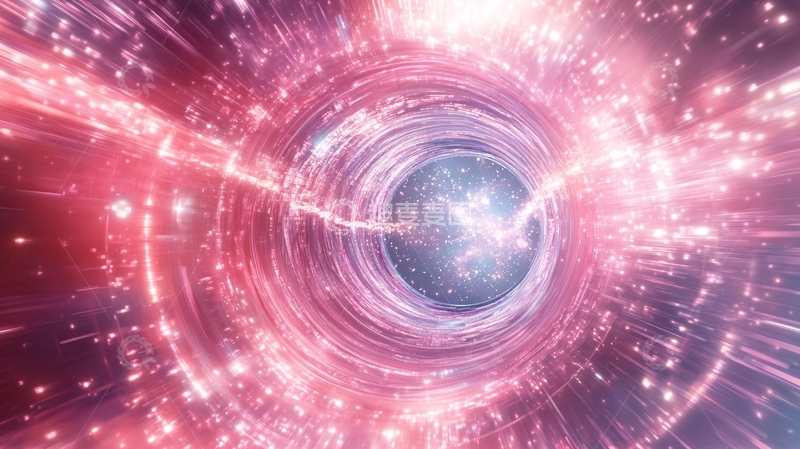 高清大图下载【趣麦麦图】光线光感旋涡元宇宙17