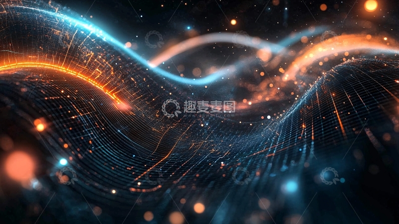 高清大图下载【趣麦麦图】科技抽象5