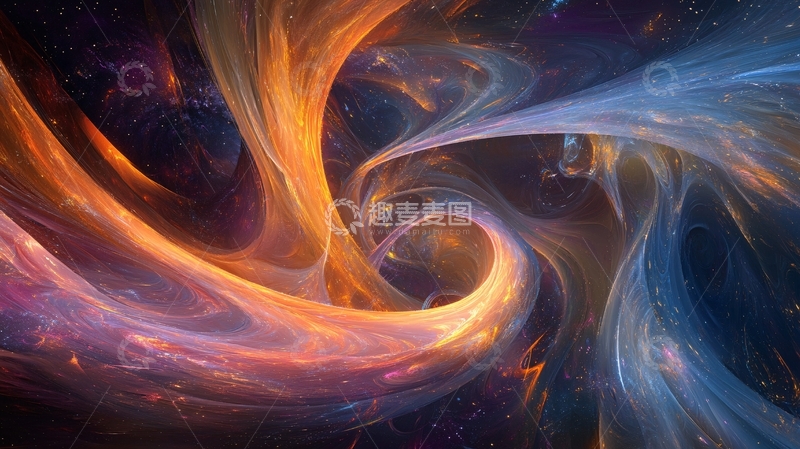 高清大图下载【趣麦麦图】宇宙漩涡会议背景54