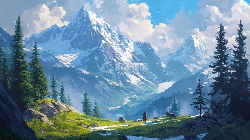 高清大图下载【趣麦麦图】风景原画19