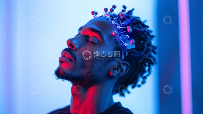 高清大图下载【趣麦麦图】霓虹灯光感2