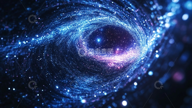 高清大图下载【趣麦麦图】宇宙漩涡会议背景56