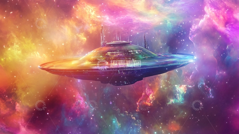 高清大图下载【趣麦麦图】超光速飞船27