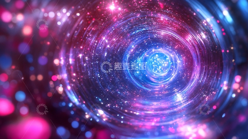 高清大图下载【趣麦麦图】光线光感旋涡元宇宙18