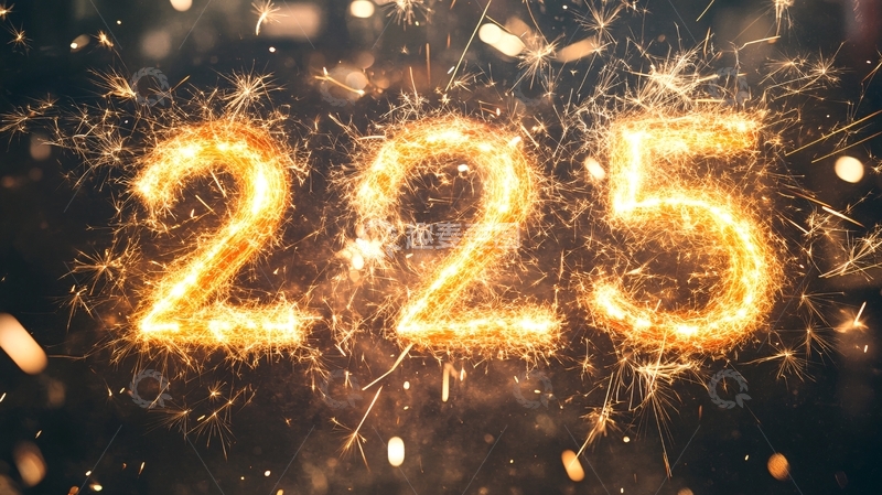 高清大图下载【趣麦麦图】新年火焰烟花