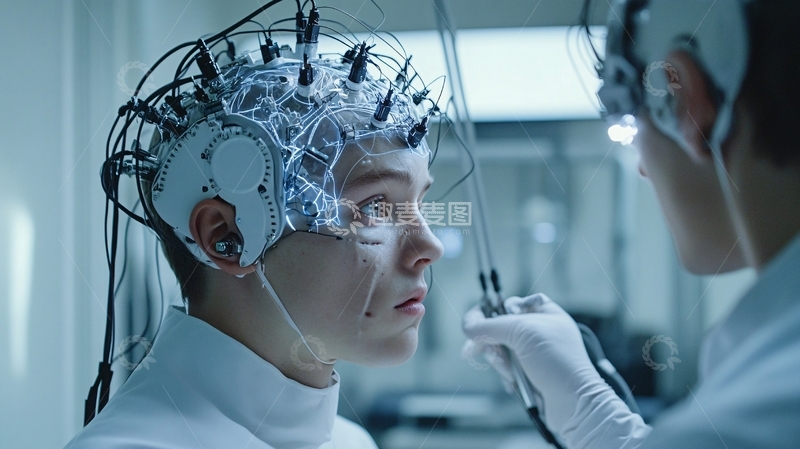 高清大图下载【趣麦麦图】脑电图仪器
