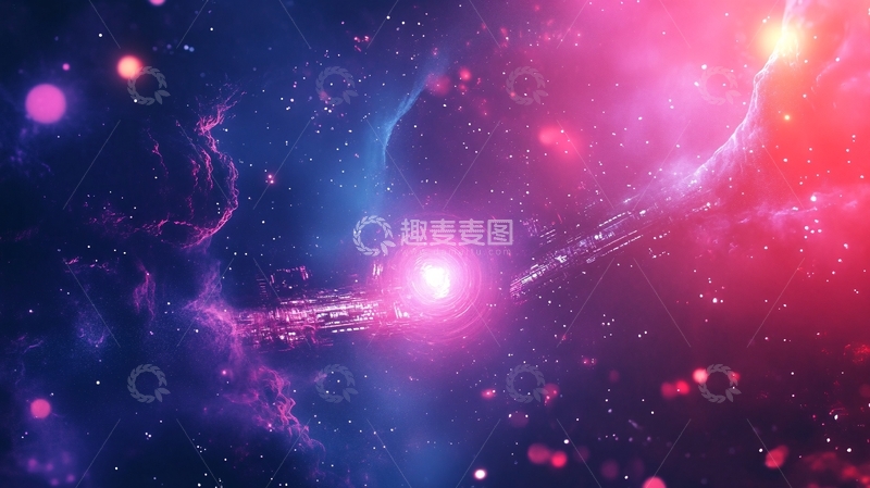 高清大图下载【趣麦麦图】工作会议背景宇宙追光1