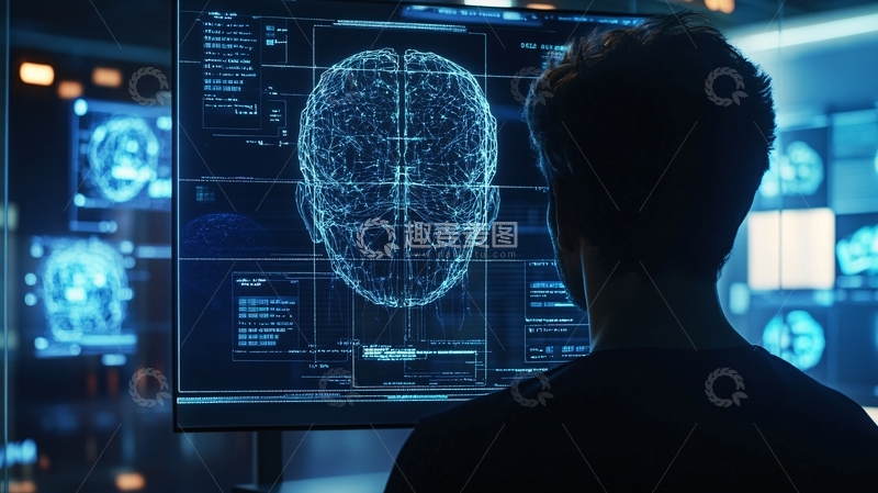 高清大图下载【趣麦麦图】人体识别技术1