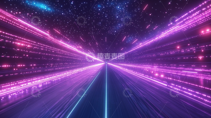 高清大图下载【趣麦麦图】灯光隧道特效3