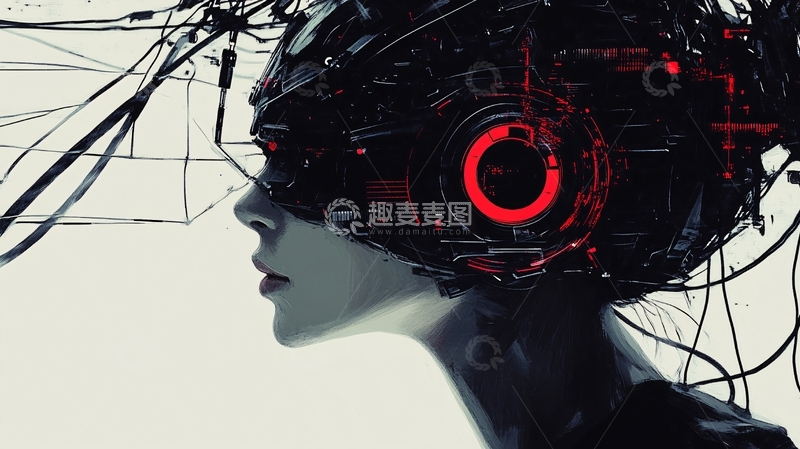 高清大图下载【趣麦麦图】虚拟科幻现实