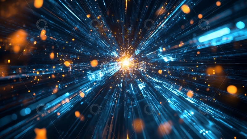 高清大图下载【趣麦麦图】速度物流光线大数据2