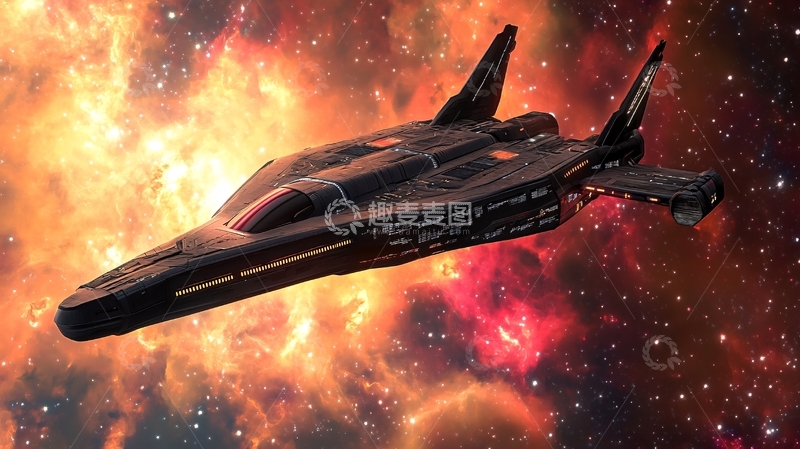 高清大图下载【趣麦麦图】超光速飞船29