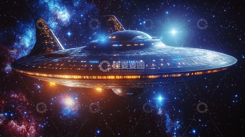 高清大图下载【趣麦麦图】科幻飞碟12