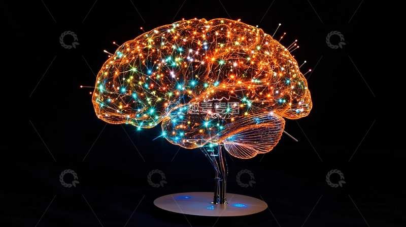 高清大图下载【趣麦麦图】现代人脑模型1