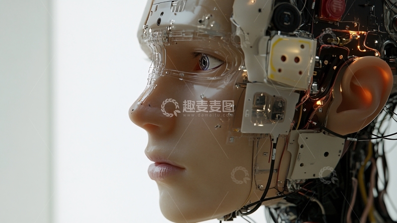 高清大图下载【趣麦麦图】人工智能只能大脑4