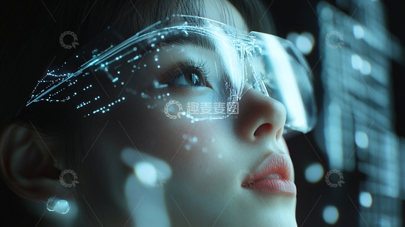 高清大图下载【趣麦麦图】脑机交互与视觉增强