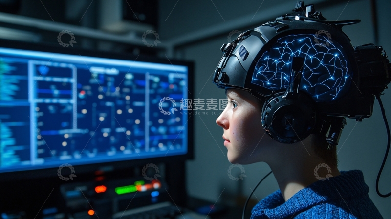 高清大图下载【趣麦麦图】-头戴智能头盔1