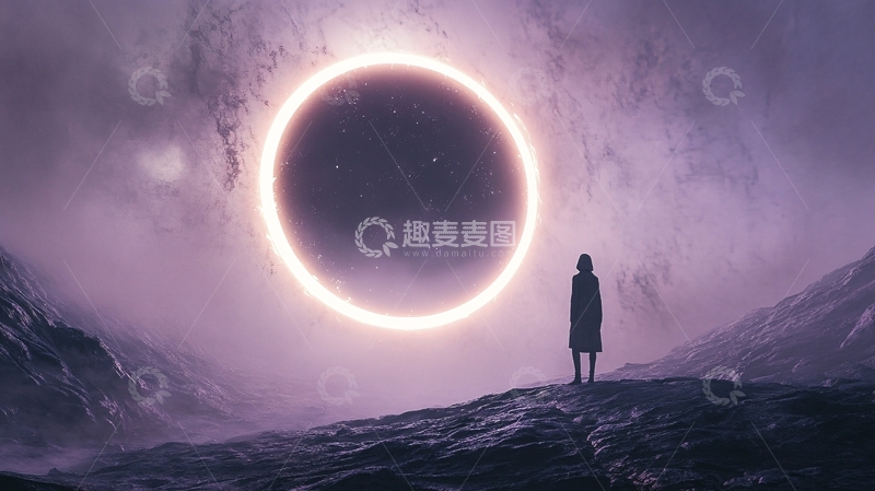 高清大图下载【趣麦麦图】星际光影科技景观