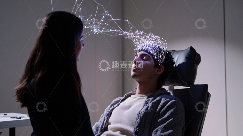 高清大图下载【趣麦麦图】脑控技术与数据科学