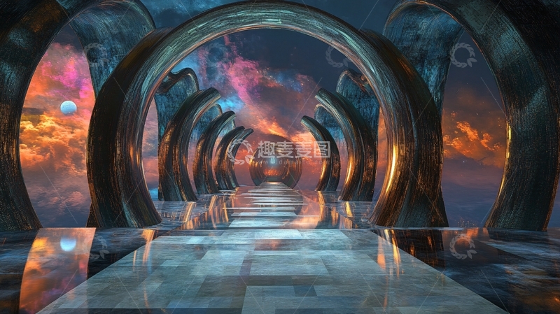 高清大图下载【趣麦麦图】科幻门头