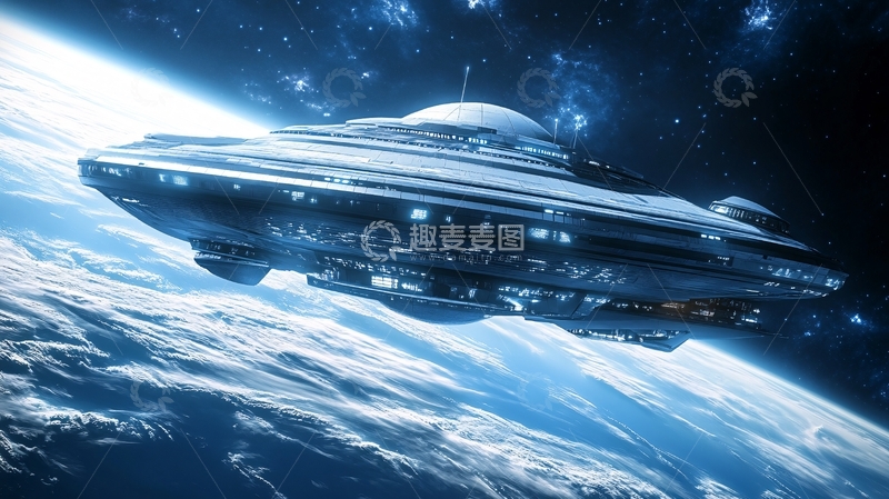 高清大图下载【趣麦麦图】超光速飞船32