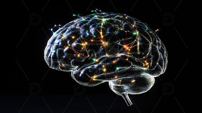 高清大图下载【趣麦麦图】大脑连接性7
