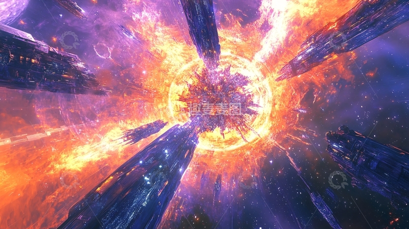 高清大图下载【趣麦麦图】爆发特效设计3