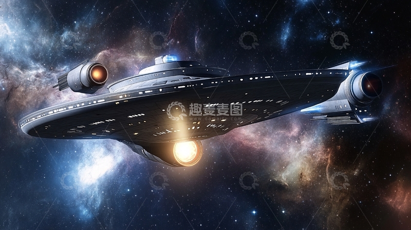 高清大图下载【趣麦麦图】超光速飞船33