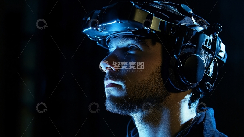 高清大图下载【趣麦麦图】脑机接口技术展示1