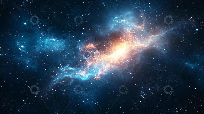 高清大图下载【趣麦麦图】炫酷星云星光闪闪7