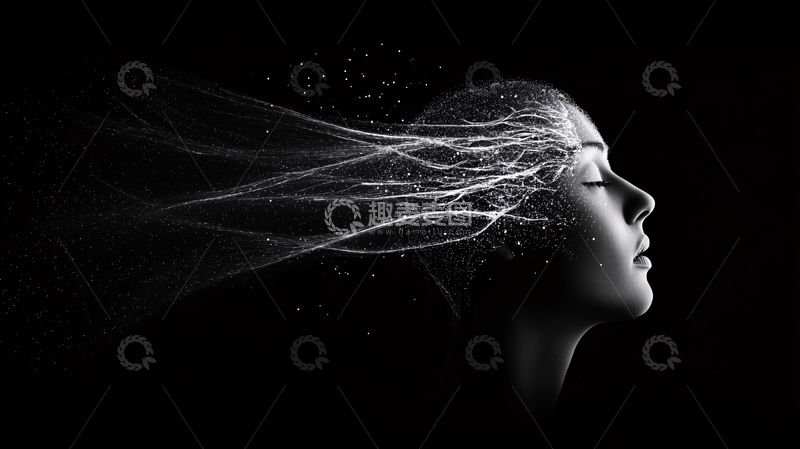 高清大图下载【趣麦麦图】女性人物光效素材4