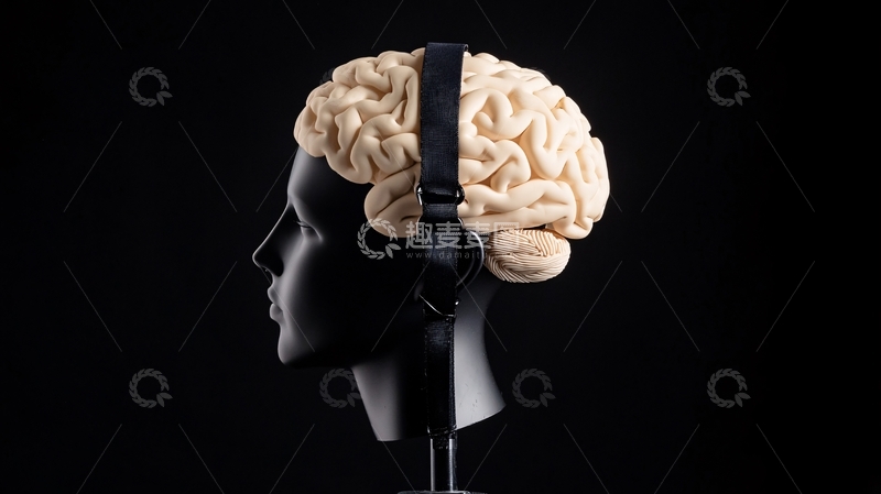 高清大图下载【趣麦麦图】现代人脑模型3