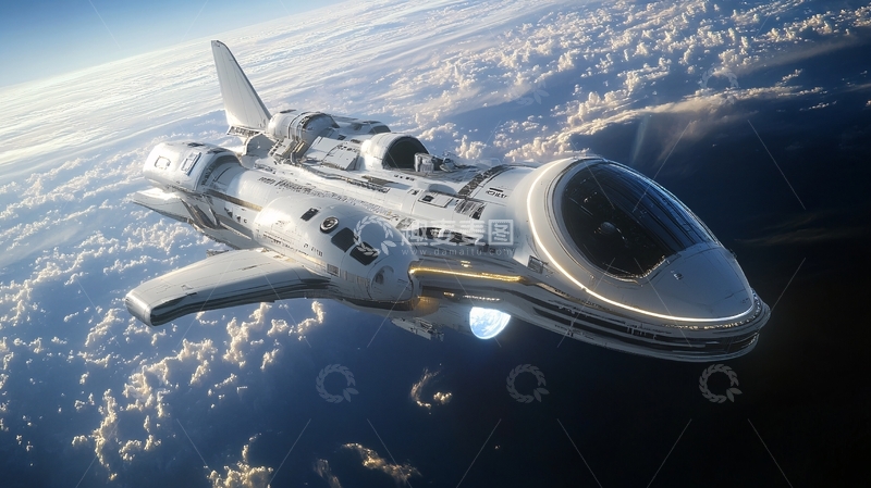 高清大图下载【趣麦麦图】载人飞船飞行器