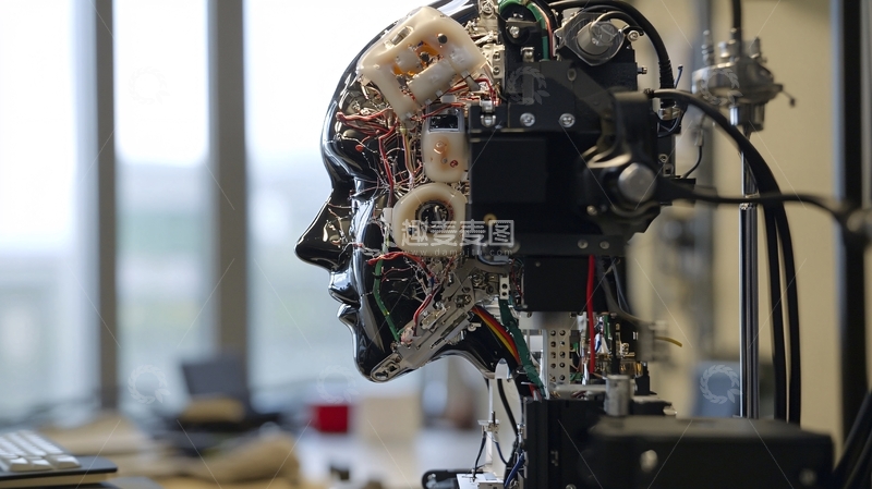 高清大图下载【趣麦麦图】人工智能只能大脑8