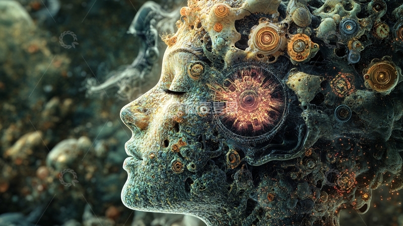 高清大图下载【趣麦麦图】生物改造人工智能4