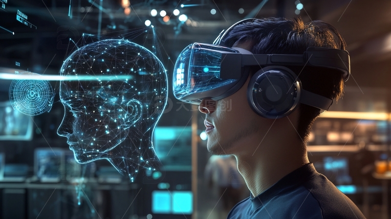 高清大图下载【趣麦麦图】脑波技术神经反馈