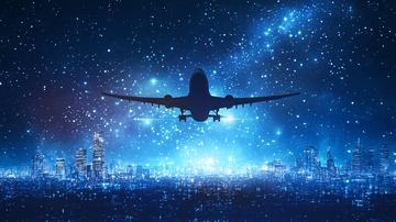 夜景航班