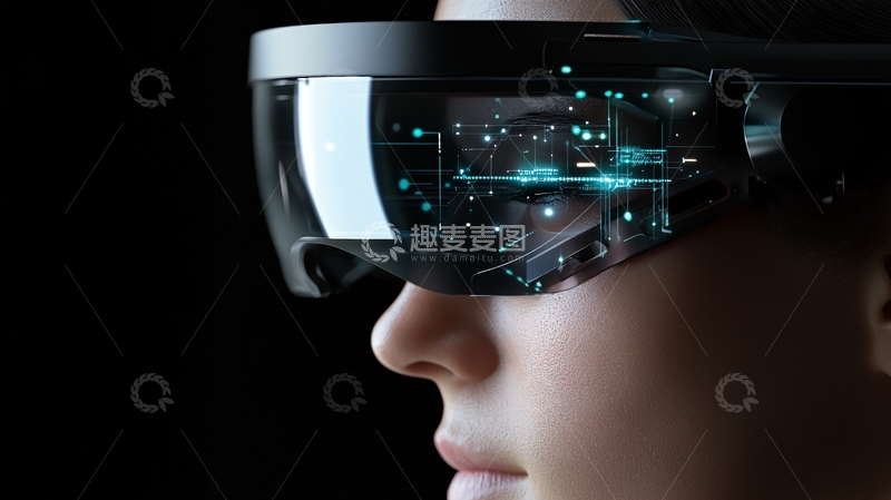 高清大图下载【趣麦麦图】脑波传感神经刺激