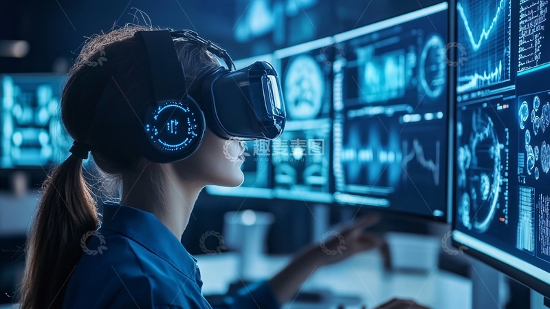 高清大图下载【趣麦麦图】脑波控制神经反馈