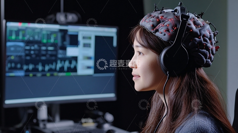 高清大图下载【趣麦麦图】脑电图仪器20