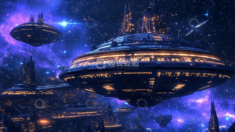 高清大图下载【趣麦麦图】宇宙飞船壁纸60