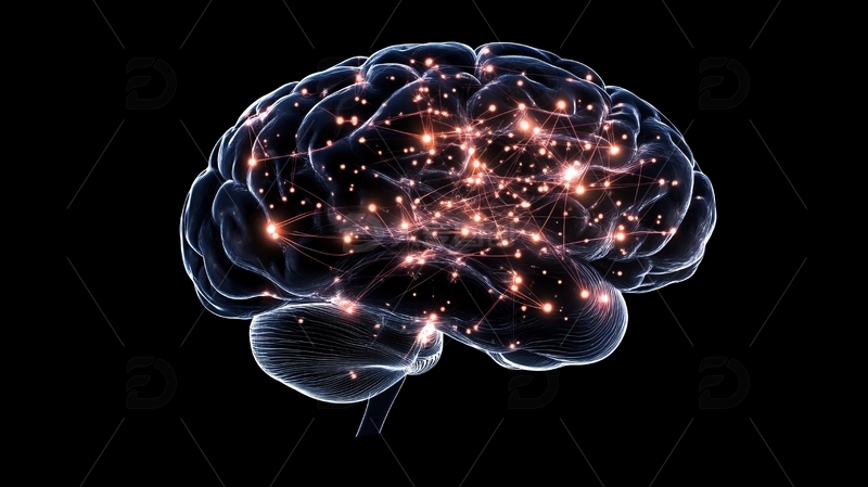 高清大图下载【趣麦麦图】大脑连接性8
