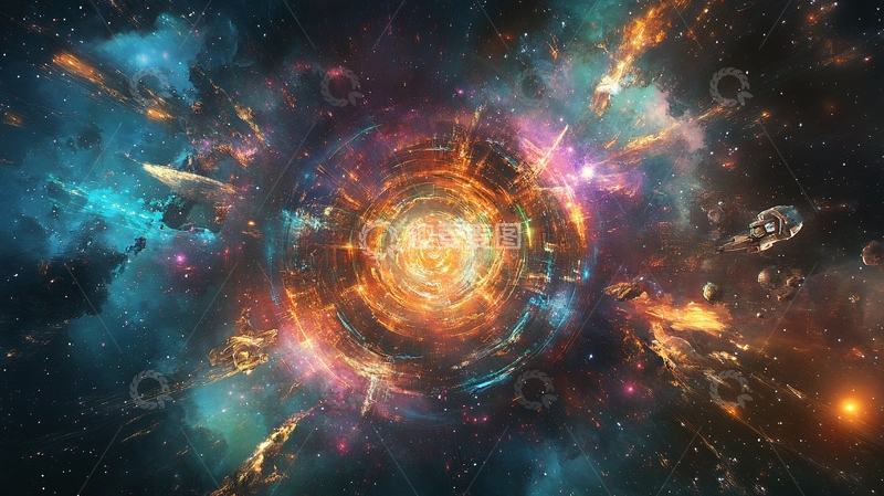 高清大图下载【趣麦麦图】璀璨宇宙设计6