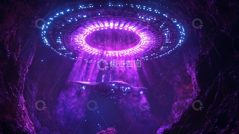 高清大图下载【趣麦麦图】外星探索幻想