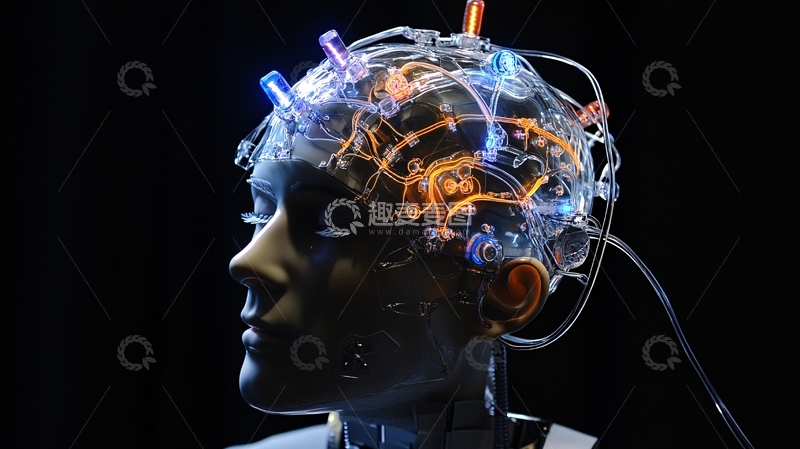 高清大图下载【趣麦麦图】人工智能只能大脑15